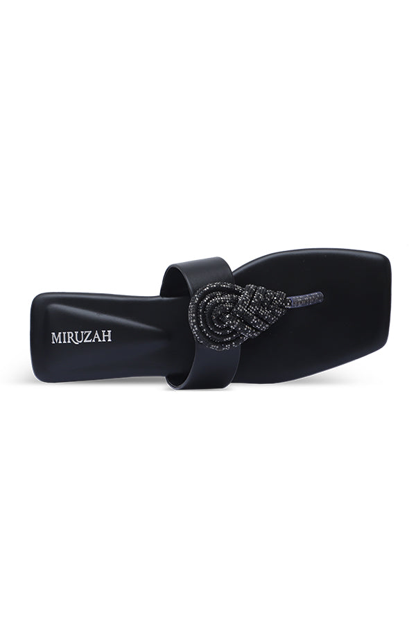 Black Chappal WSL000101