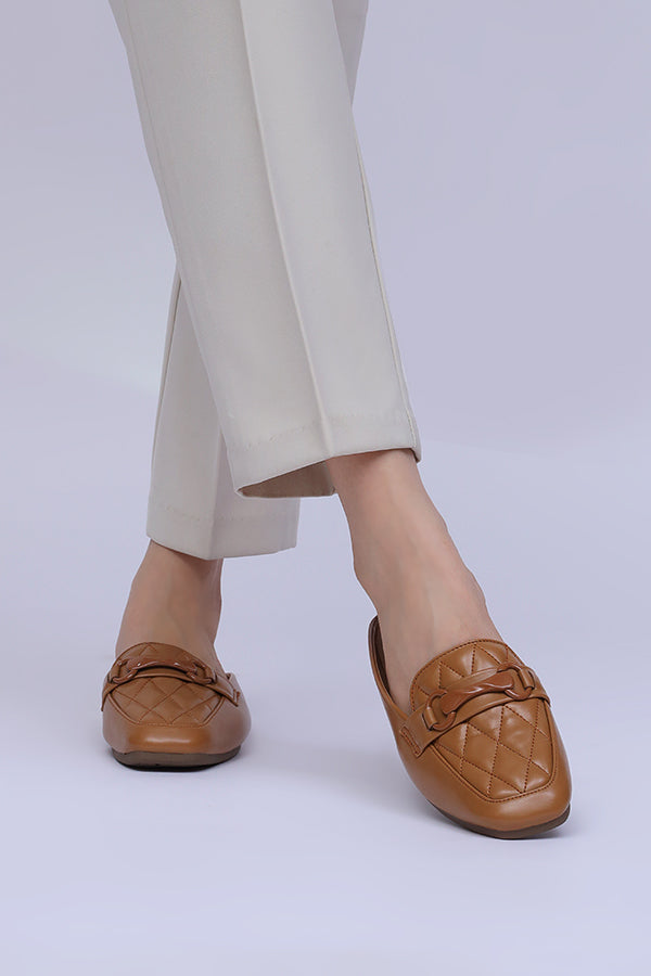 Women Comfortable Back Less  Tan WBL000433