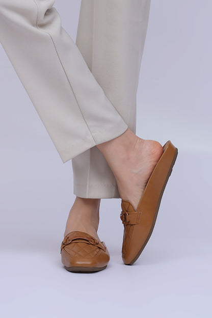 Women Comfortable Back Less  Tan WBL000433