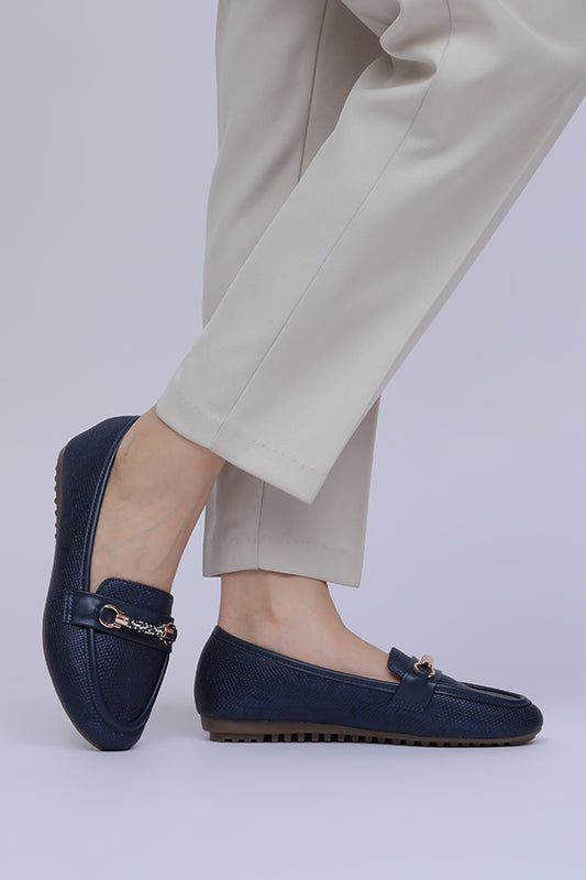 Women Formal Moccasin Blue WMC001409
