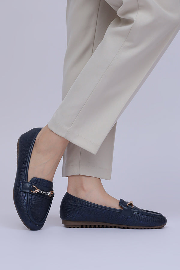 Women Formal Moccasin Blue WMC001409
