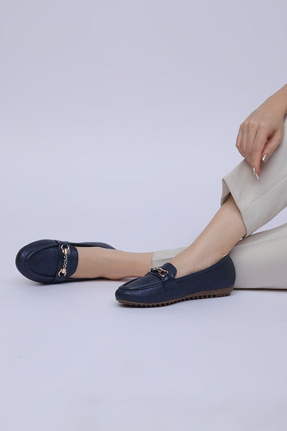 Women Formal Moccasin Blue WMC001409