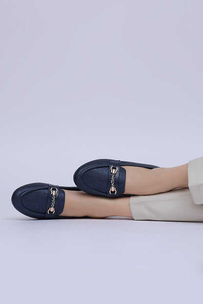 Women Formal Moccasin Blue WMC001409