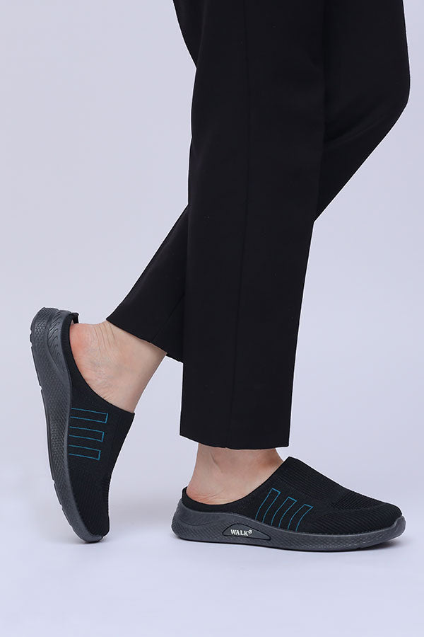 Women Sporty Back Less (Black) WBL000101