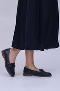 Women Moccasin Navy Blue WMC001309