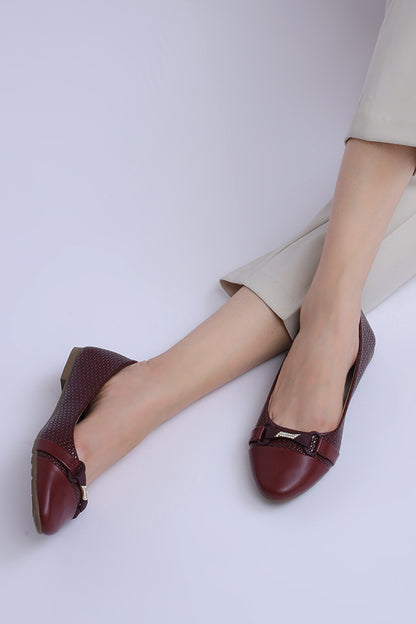 Women Ballerina Maroon WBA000607