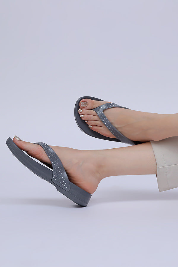 Women Grey Flip Flop WFF000106