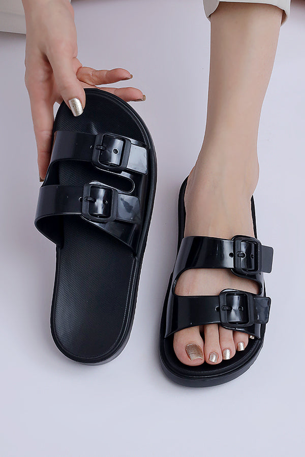Women Black Slider WWS000201