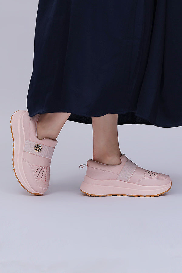 Women Stylish Slip on (Pink) WSO000232