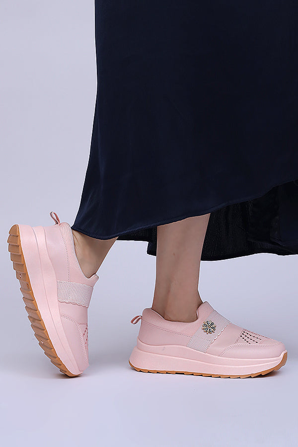 Women Stylish Slip on (Pink) WSO000232