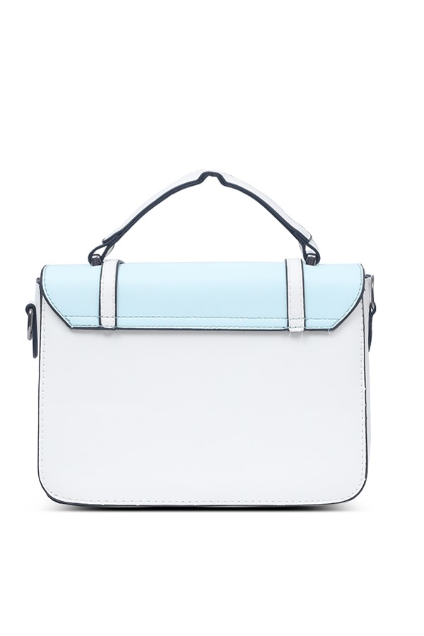 Elegent Casual Handbag in Sky Blue WBB000721
