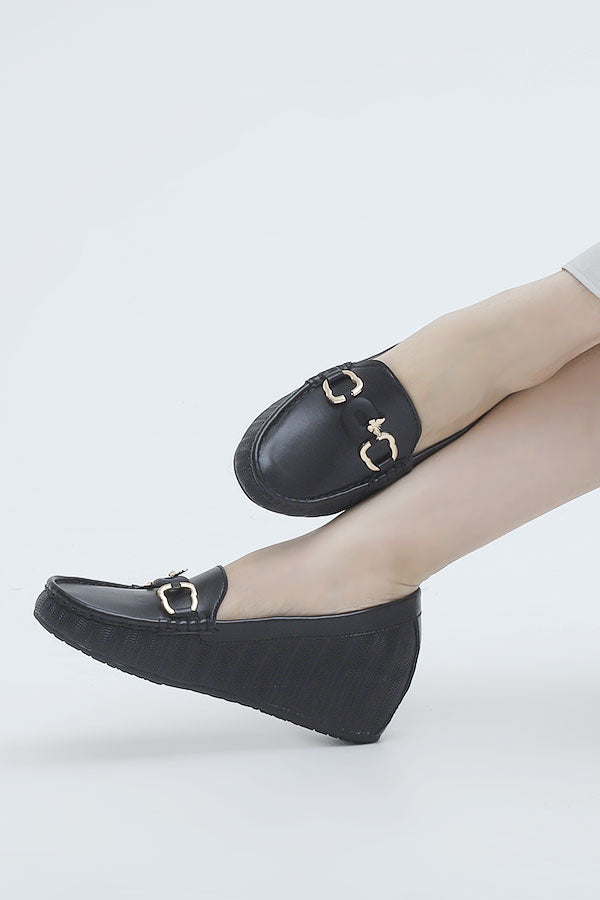 Women Moccasin Black WMC001801