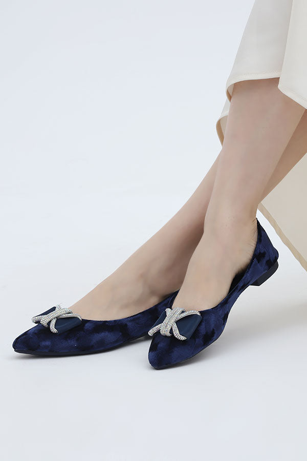Women Ballerina Navy Blue WBA000209