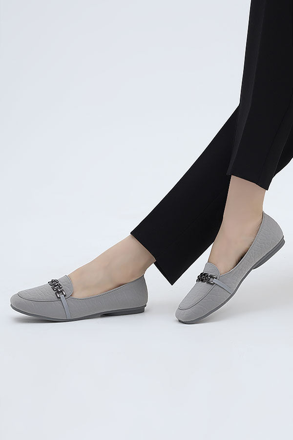 Women Moccasin Grey WMC001106