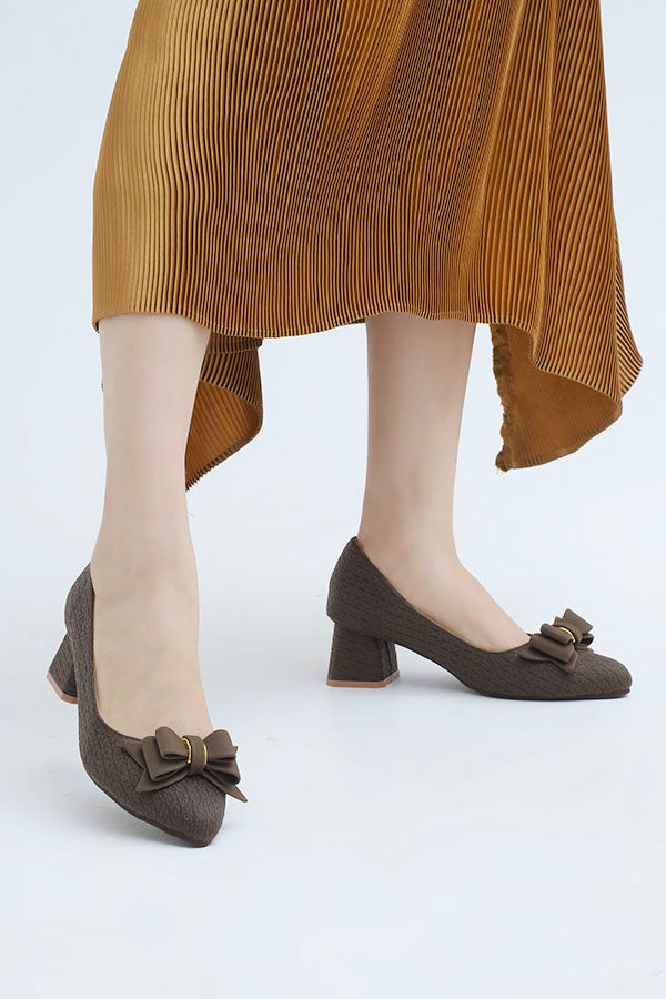 Women Court Shoe Brown WCS000102