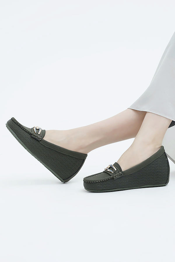 Women Moccasin Green WMC001616