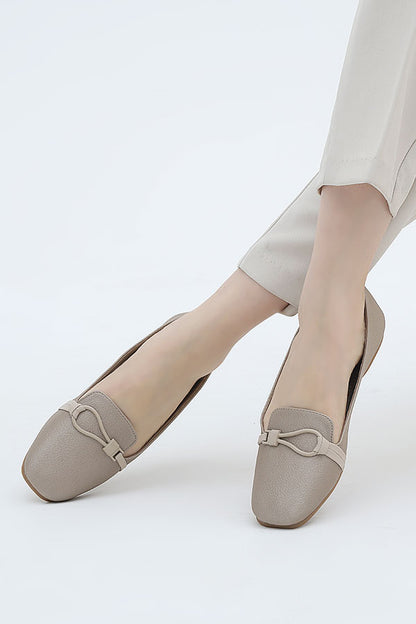 Women Moccasin  Beige WMC000905