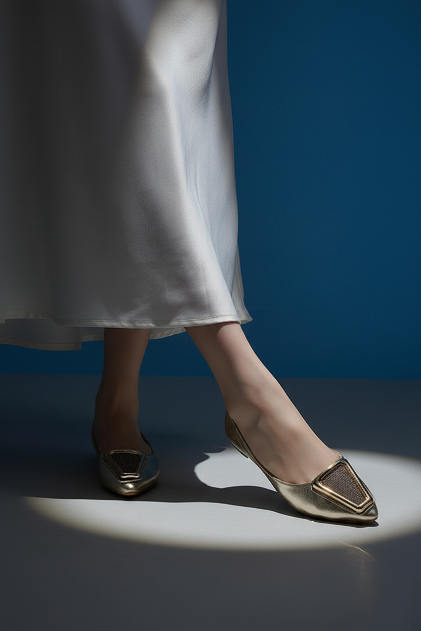 Women Ballerina Gold WBA000411