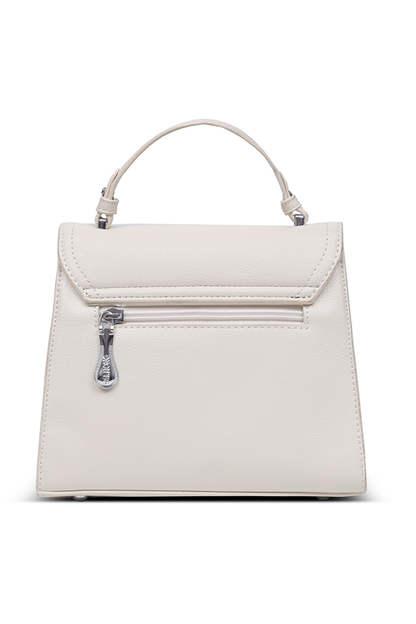 Hand Bag in Boxy Style in Off White WBB000328
