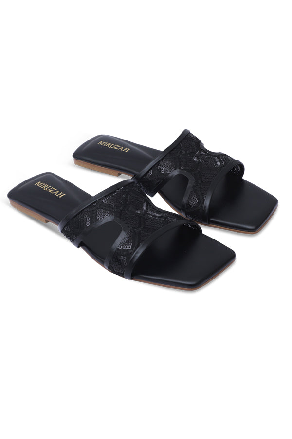 Black net Flat WSL000301