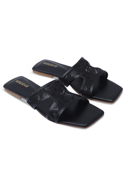Black net Flat WSL000301