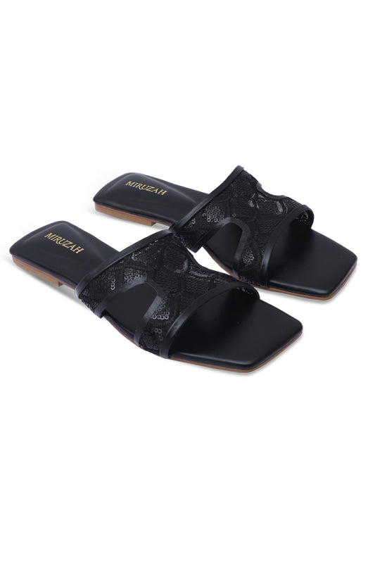 Black net Flat WSL000301