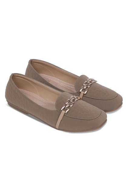 Women Moccasin Beige WMC001105