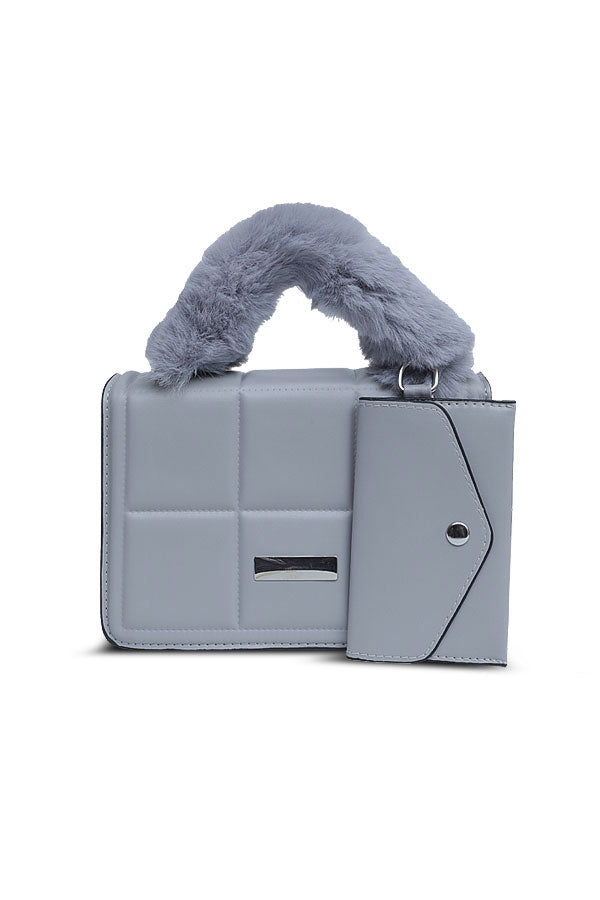 Trendy and Casual hand bag Blue WBB000421