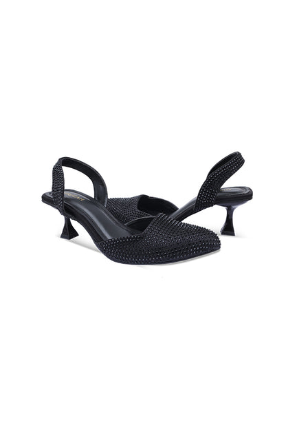 Black Diamond Slingbacks  WSA001001