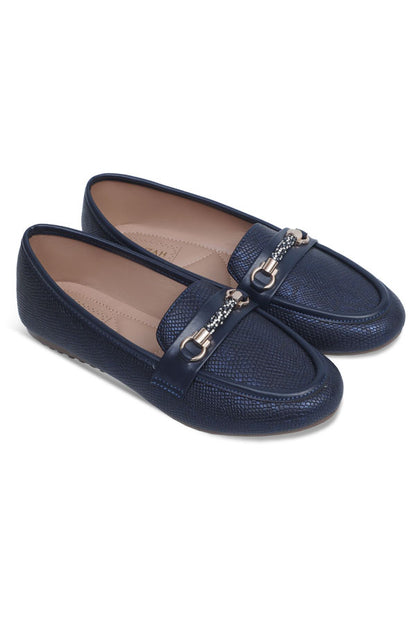 Women Formal Moccasin Blue WMC001409