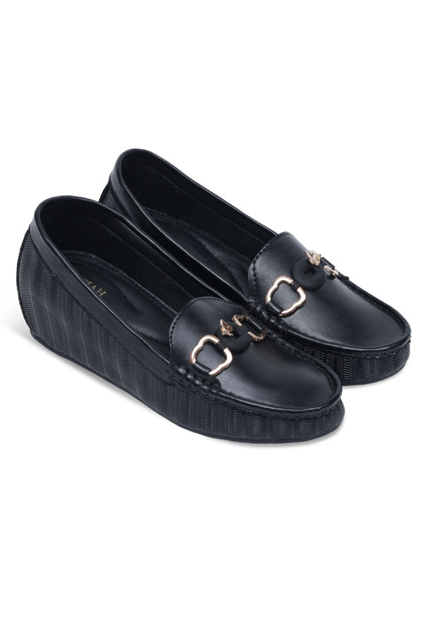 Women Moccasin Black WMC001801