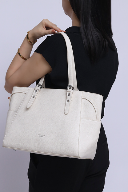 White Formal Hand Bag WSB000434