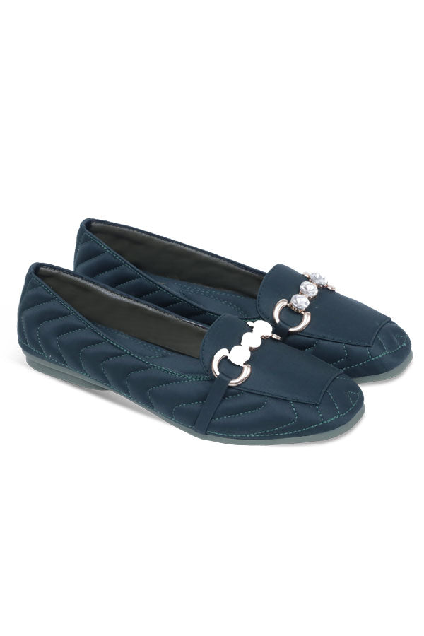 Women Moccasin Sea Green WMC000622