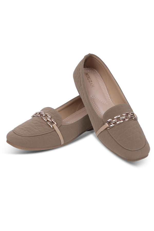 Women Moccasin Beige WMC001105