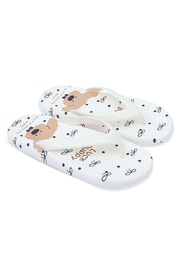 Flip & Go  Women Flip Flop  (Off White) WFF000328