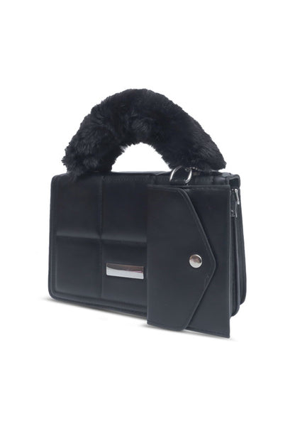 Trendy and Casual hand bag Black WBB000401