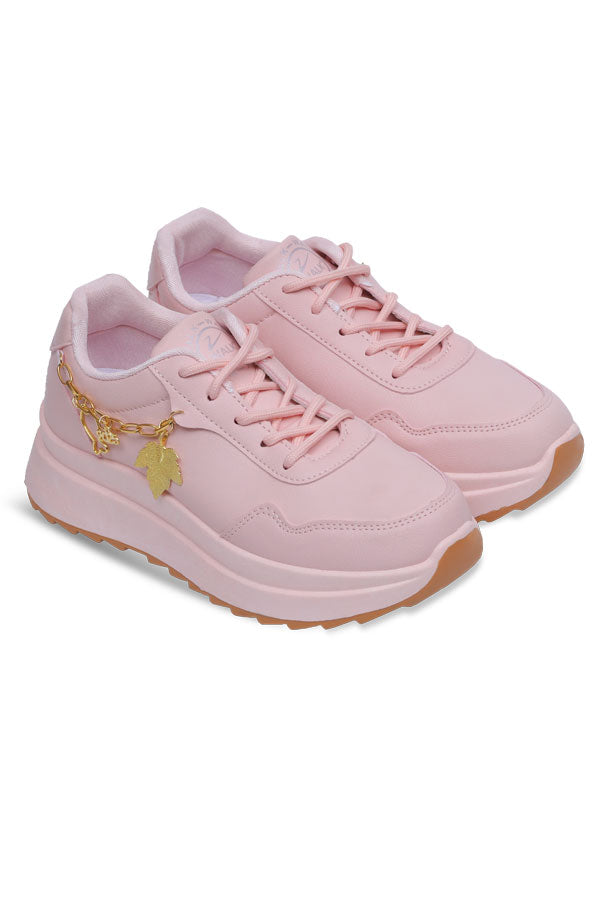 Women Lace up (Pink) WLU000213