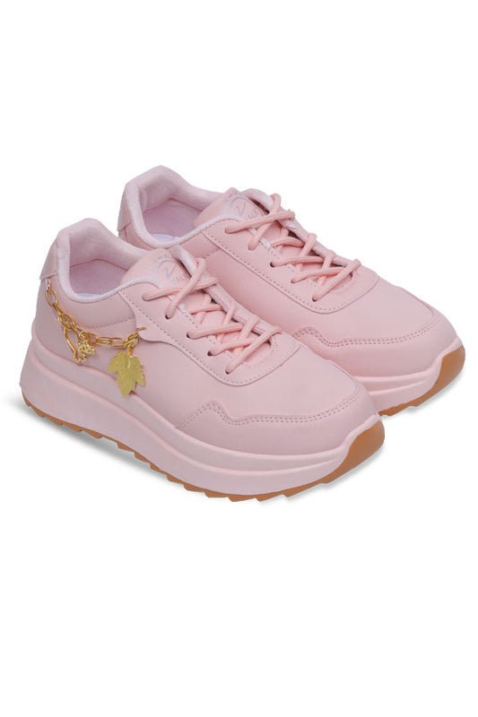 Women Lace up (Pink) WLU000213