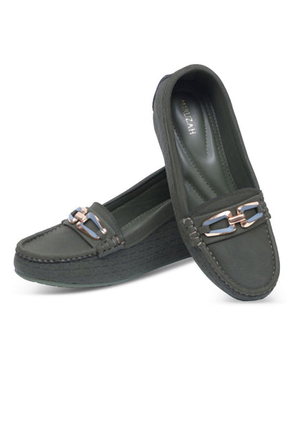 Women Moccasin Green WMC001616