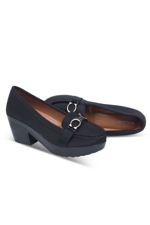 Women Moccasin Black WMC000201
