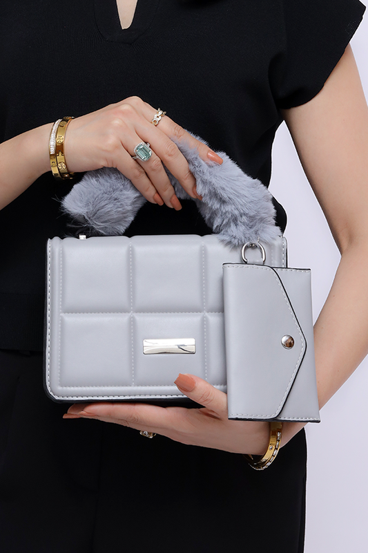Trendy and Casual hand bag Blue WBB000421