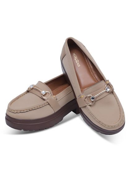 Women Camel Moccasin All Sizes 36-42 Pakistan