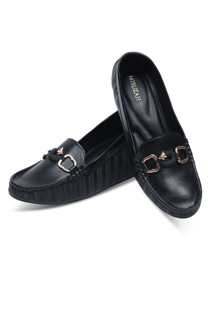Women Moccasin Black WMC001801