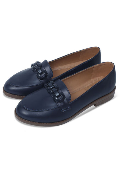 Women Moccasin Navy Blue WMC001309