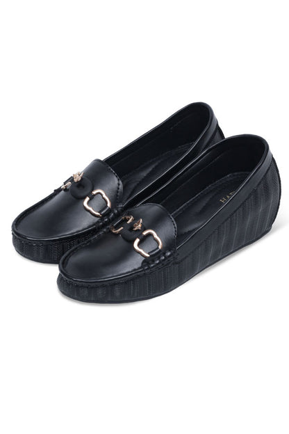Women Moccasin Black WMC001801