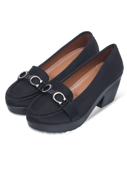 Women Moccasin Black WMC000201