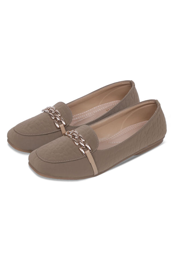 Women Moccasin Beige WMC001105