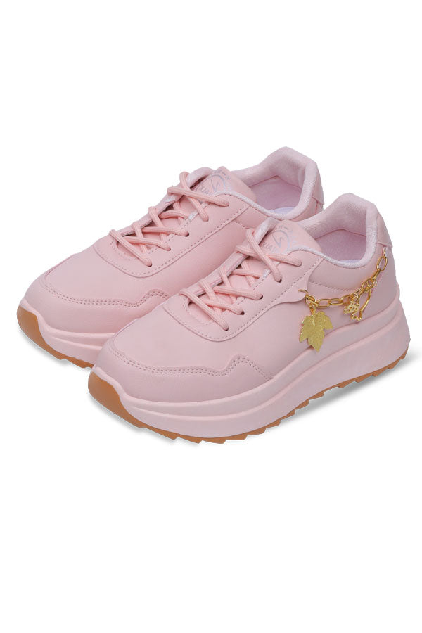 Women Lace up (Pink) WLU000213