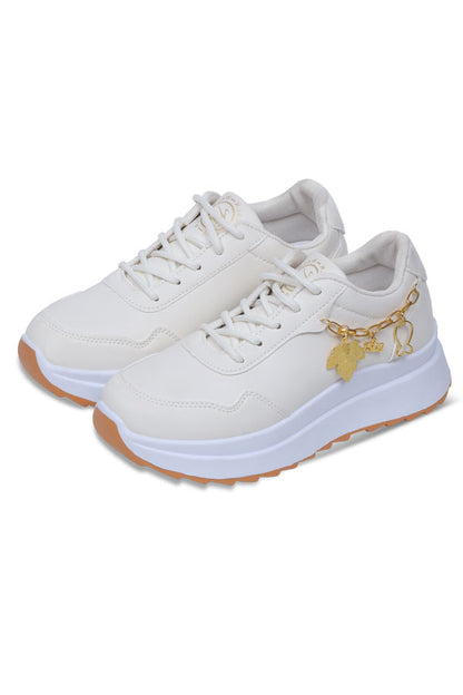 Women Lace up (White) WLU000234