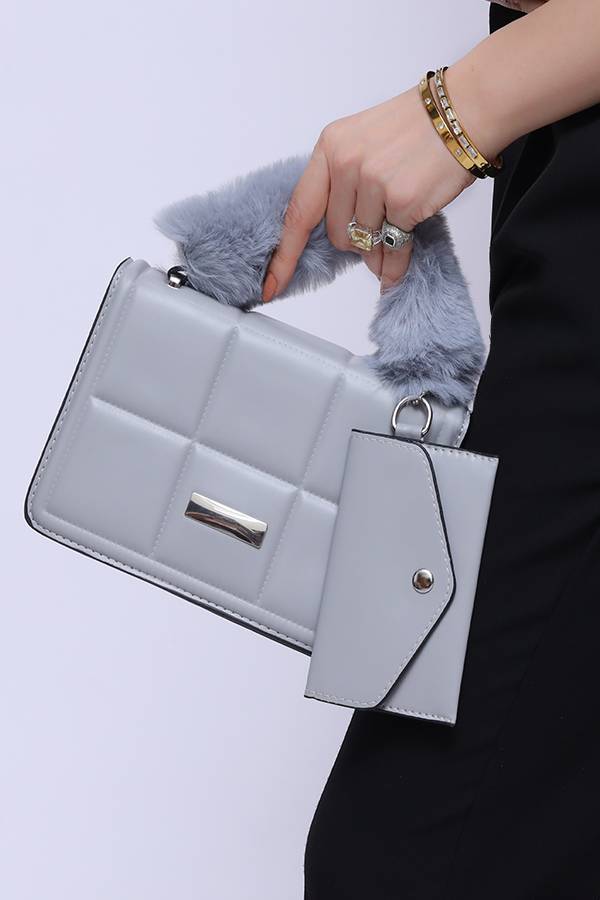 Trendy and Casual hand bag Blue WBB000421